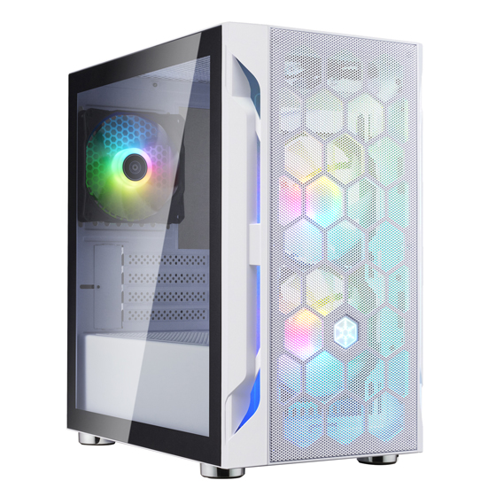 

Корпус SilverStone FARA H1M PRO, mATX, Midi-Tower, USB 3.0, RGB подсветка, белый, без БП (SST-FAH1MW-PRO), FARA H1M PRO