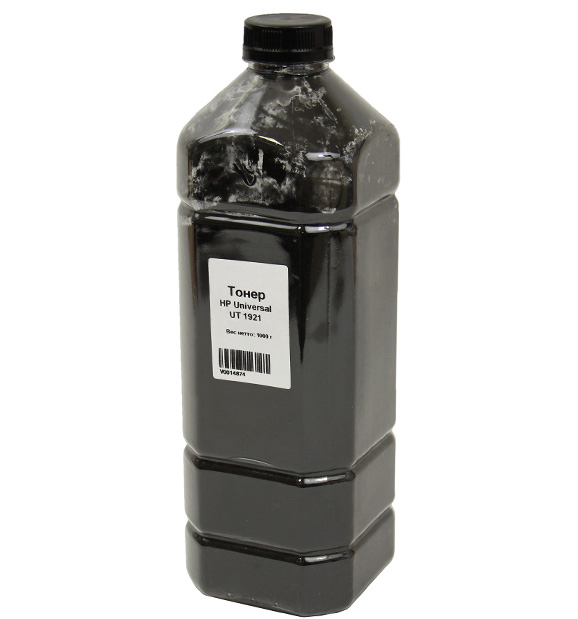 Тонер Delacamp UT-1921, бутыль 1 кг, черный, совместимый для LJ 1010/1012/1015/1018/1022/1200, универсальный (V0014874)