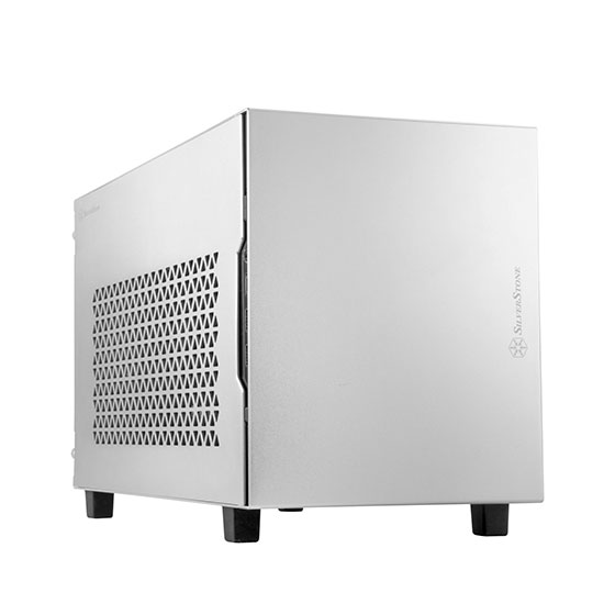 Корпус SilverStone SUGO 15, Mini-ITX, Cube-Case, 2xUSB 3.0, серебристый, без БП (SST-SG15S)