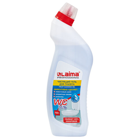 Гель для уборки туалета LAIMA PROFESSIONAL Морской бриз-WC Гель, 750мл (604794)