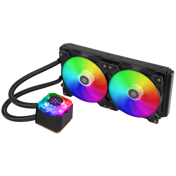 

Жидкостное охлаждение SilverStone IceGem 280 для Socket 115x/2066/2011/2011-3/1200/AM4/AM3/AM3+/FM1/AM2+/FM2/FM2+/TR4/TRX40, 2x140мм, ARGB ( SST-IG280-ARGB), IceGem 280