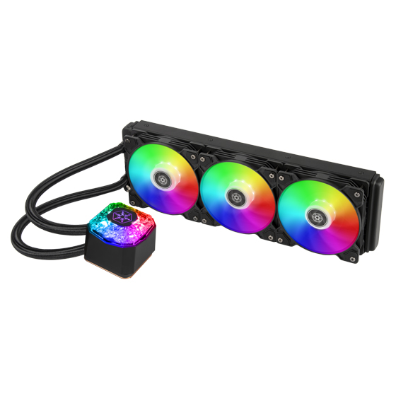Жидкостное охлаждение SilverStone IceGem 360, 3x120 мм (SST-IG360-ARGB)