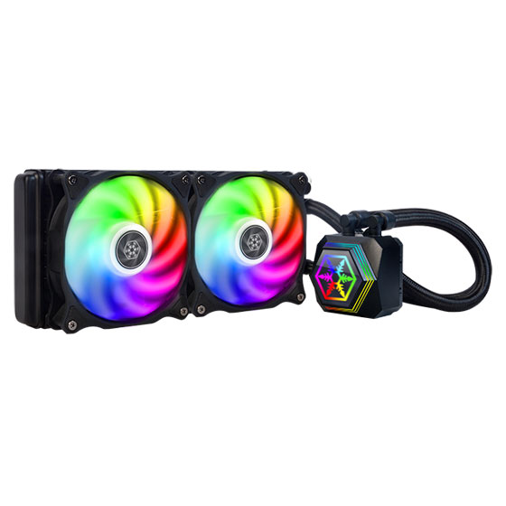 

Жидкостное охлаждение SilverStone PF240-ARGB V2 для Socket 115x/2066/2011/2011-3/1200/Socket 1700/AM4/AM3/AM3+/FM1/AM2+/FM2/FM2+, 2x120мм, ARGB (SST-PF240-ARGB-V2), PF240-ARGB V2