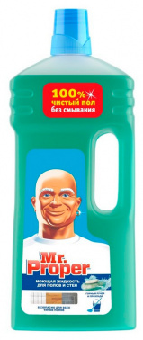 

Средство для мытья пола и стен MR. PROPER Горный ручей и прохлада, жидкость, 1.5л, 0