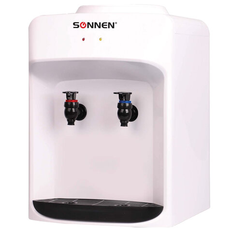 

Кулер настольный SONNEN TSH-02T, нагрев 420 Вт 4 л/ч 90°C / без охлаждения, белый (455412), TSH-02T
