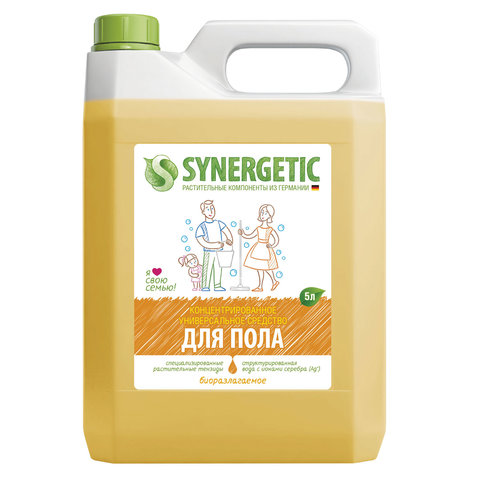 

Средство для мытья пола SYNERGETIC, жидкость, 5 л (101500)