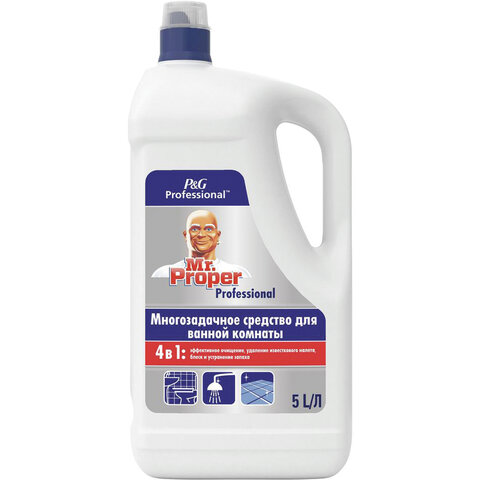 

Жидкость для уборки ванной комнаты MR. PROPER PROFESSIONAL, 5л (81745539), 0