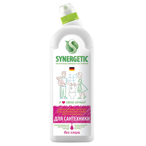 

Гель для удаления ржавчины и известкового налета SYNERGETIC, 1л (104100)