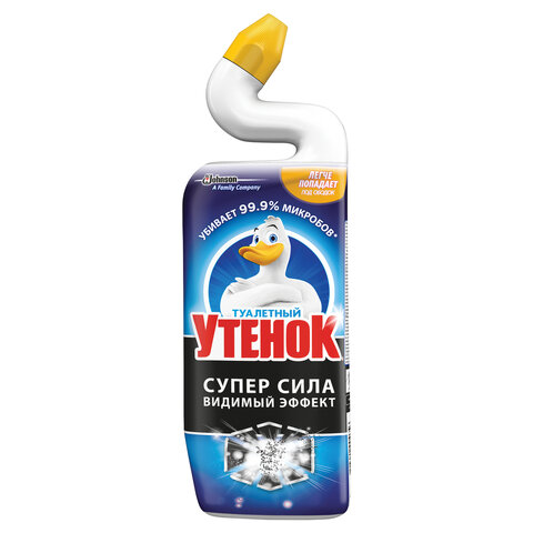 

Гель дезинфекция, образование защитной пленки, удаление запаха, удаление известкового налета, удаление ржавчины ТУАЛЕТНЫЙ УТЕНОК Видимый Эффект, 500мл (696888), 0