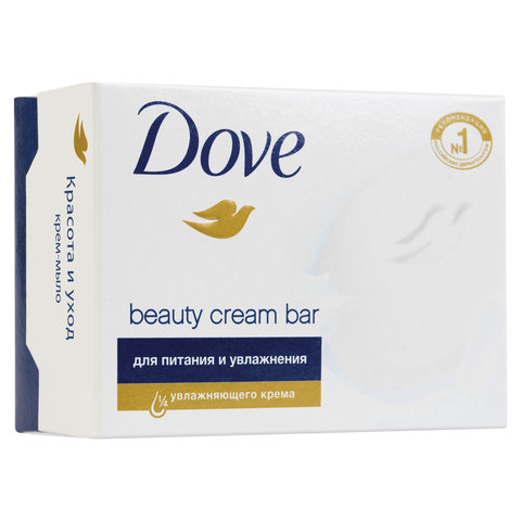 

Крем-мыло DOVE Красота и уход, увлажняющее, 135г, 1шт. (602262), 0