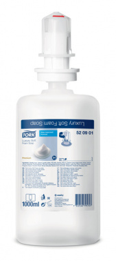 

Картридж с пенным мылом TORK Premium Система S4, уход, 1л, 1шт. (520901), Система S4