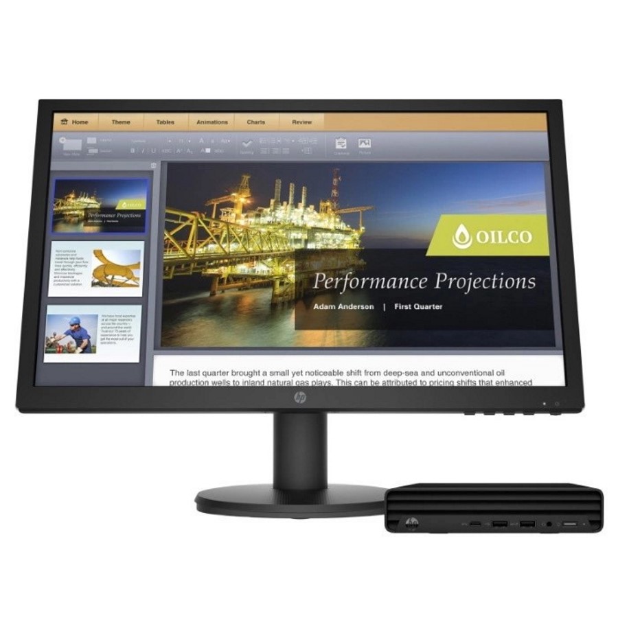 

Неттоп HP Bundle 260 G4 Mini, Intel Celeron 5205U 1.9GHz, 4Gb RAM, 128Gb SSD, W10Pro, черный, Монитор HP P24v (4U5W4ES), 260 G4 Mini