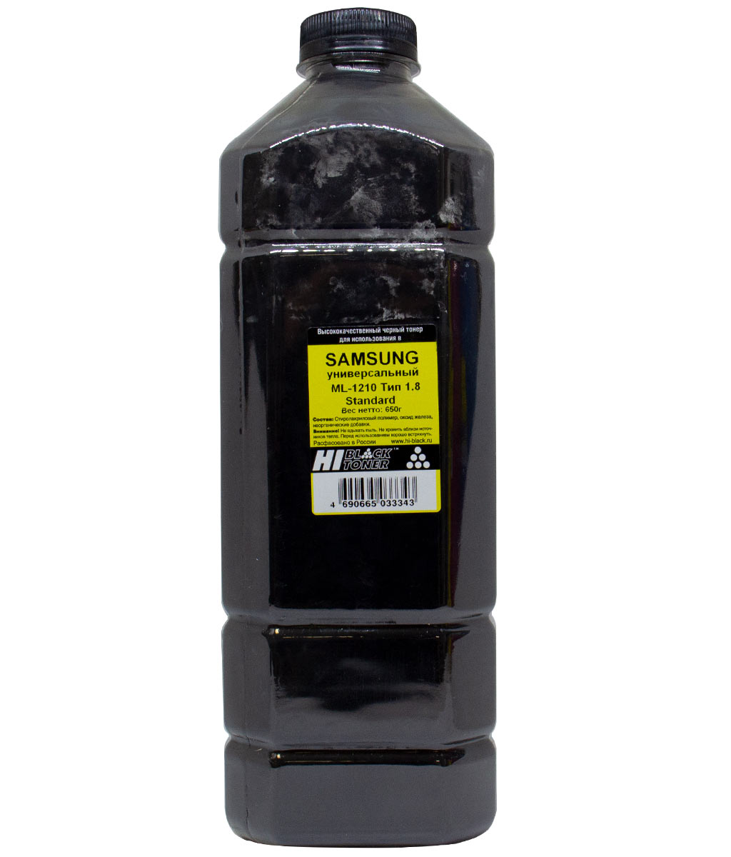 Тонер Hi-Black Standard Тип 1.8, бутыль 650 г, черный