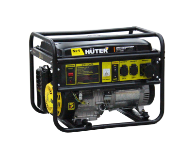 

Электрогенератор Huter DY11000L, однофазный, синхронный, бензиновый, 19 л.с., 9кВт, 2xEURO 16A + 1x220В 32A (64/1/71), DY11000L