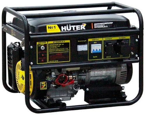 Электрогенератор Huter DY9500LX-3 PRO, 16 л.с., 8 кВт