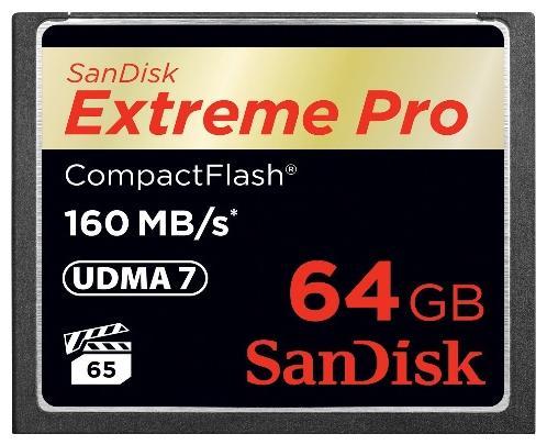 Карта памяти 64Gb CompactFlash Sandisk Extreme Pro Class 10