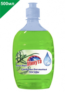 

Средство для мытья посуды МИНУТА Алоэ вера, 500мл, жидкость, Алоэ Вера (2-0167), Алоэ вера