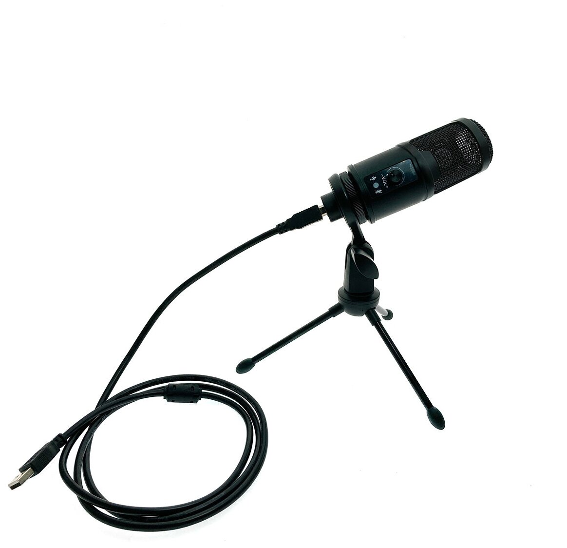 

Микрофон Espada EU010, конденсаторный, черный (1842394), EU010