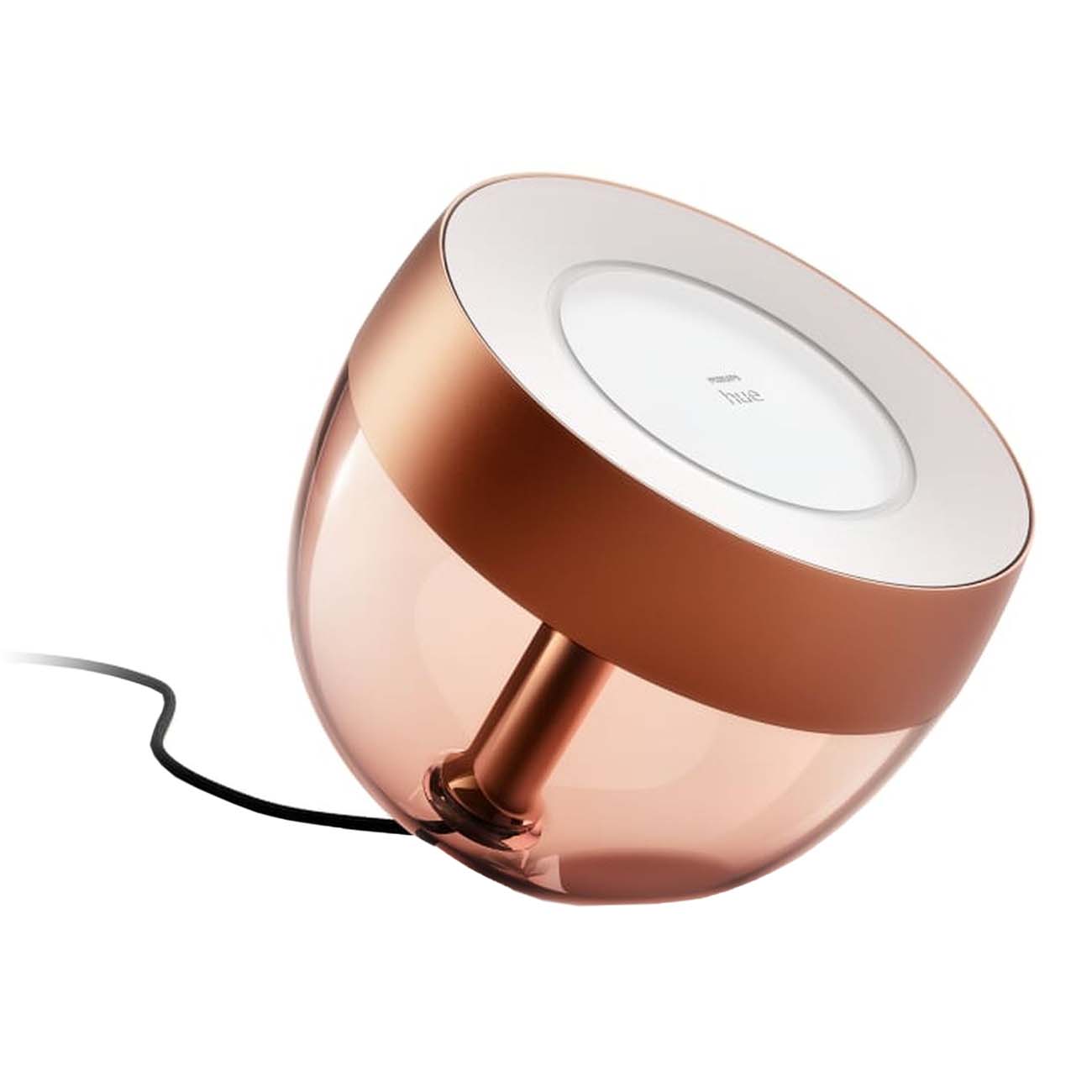 

Светильник настольный Philips Hue Iris Copper, светодиоды, 8 Вт, 2000–6500K/570лм, Необходим блок управления для голосового помощника, бронза (929002376801), Iris Copper