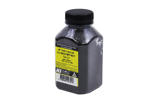 Тонер Hi-Black Тип 2.2, бутыль 80г, черный, совместимый для Color LJ Pro M252dw/277dw 201A/CF400A (20111203)
