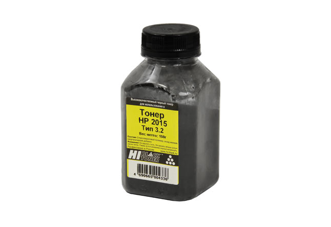 Тонер Hi-Black Тип 3.2, бутыль 150г, черный, совместимый для LJ P2015/3005/4014/4015n/4515n Q7553A/7553X (2030618010)