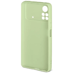 

Чехол poCase 04 DF для смартфона Poco X4 Pro, силикон, light green (DF poCase-04 (light green))