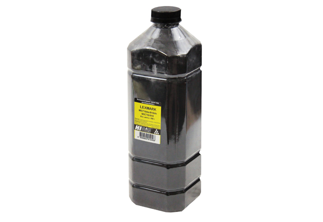Тонер Hi-Black, бутыль 590 г, черный, совместимый для Lexmark 62D5H0E/62D5H00 MS710dn/810dn/811dn, MX711de/710de/810de/811de (4010715508273)