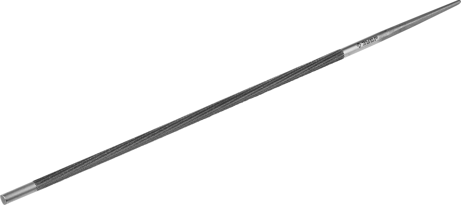 

Напильник ЗУБР Профессионал, круглый, 20 см, без рукоятки (1650-20-4.8)