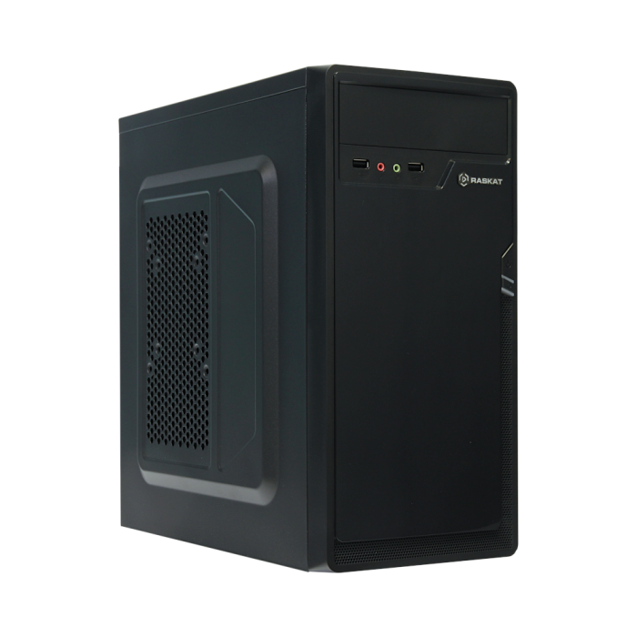 

Системный блок Raskat Standart 300 77855, AMD Ryzen 3 PRO 3200GE 3.3GHz, 8Gb RAM, 240Gb SSD, DOS, черный (Standart30077855), 77855