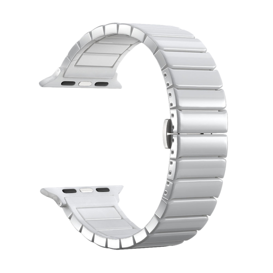 

Ремешок Deppa для Apple Watch, 42-44 мм, керамика, белый (47120)