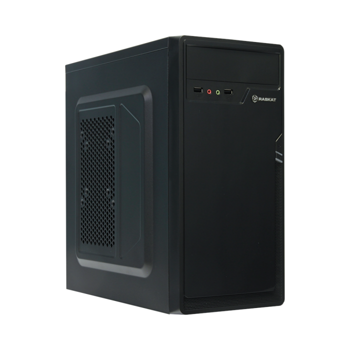 

Системный блок Raskat Standart 310 92467, Intel Core i3 10100F 3.6GHz, 8Gb RAM, 240Gb SSD, NVIDIA GeForce GT 1030 2Gb, DOS, черный (Standart31092467), 92467