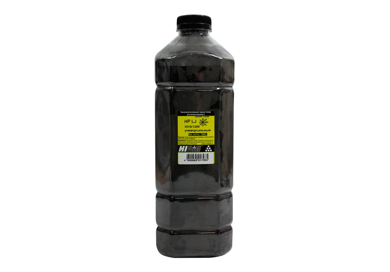 Тонер Hi-Black зимняя серия, бутыль 1 кг, черный
