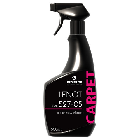 

Средство для чистки обивки из кожи и синтетики PRO-BRITE LENOT, спрей, 500мл (527-05), 0