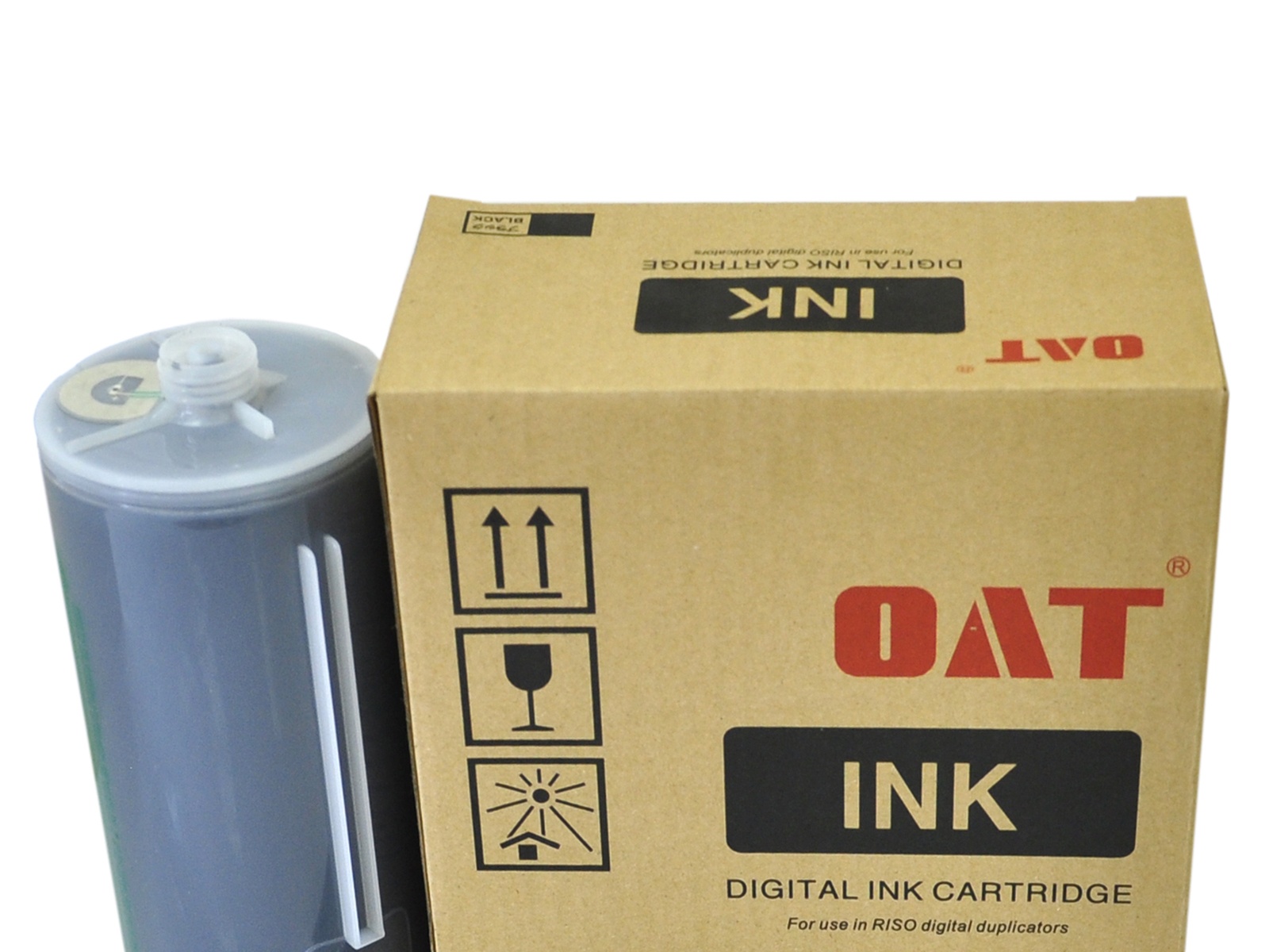 

Чернила OAT, 1 л, черный, совместимые для RISO RZ/EZ/MZ