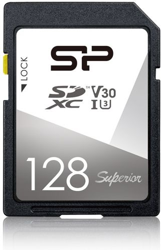 Карта памяти 128Gb SDXC Silicon Power Class 10 UHS-I U3 V30 (SP128GBSDXCU3V10)