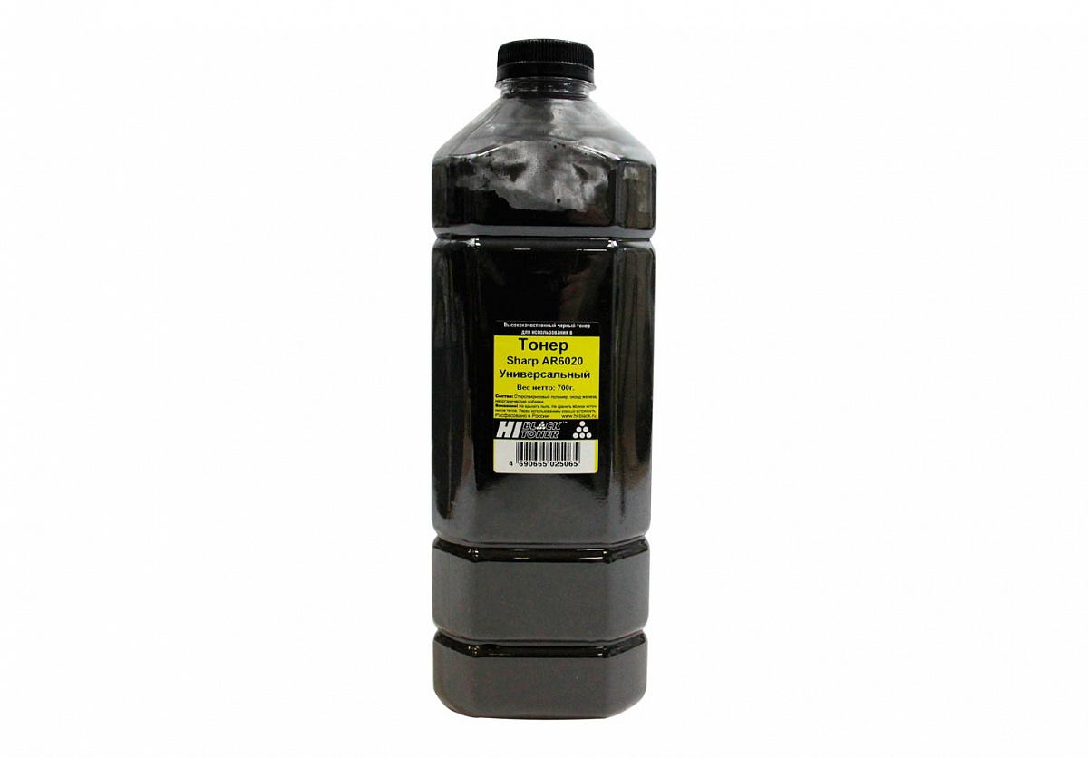

Тонер Hi-Black, бутыль 700 г, черный, совместимый для Sharp AR-163, AR-M205, AR-5316/5120/6020, универсальный (2011000611)