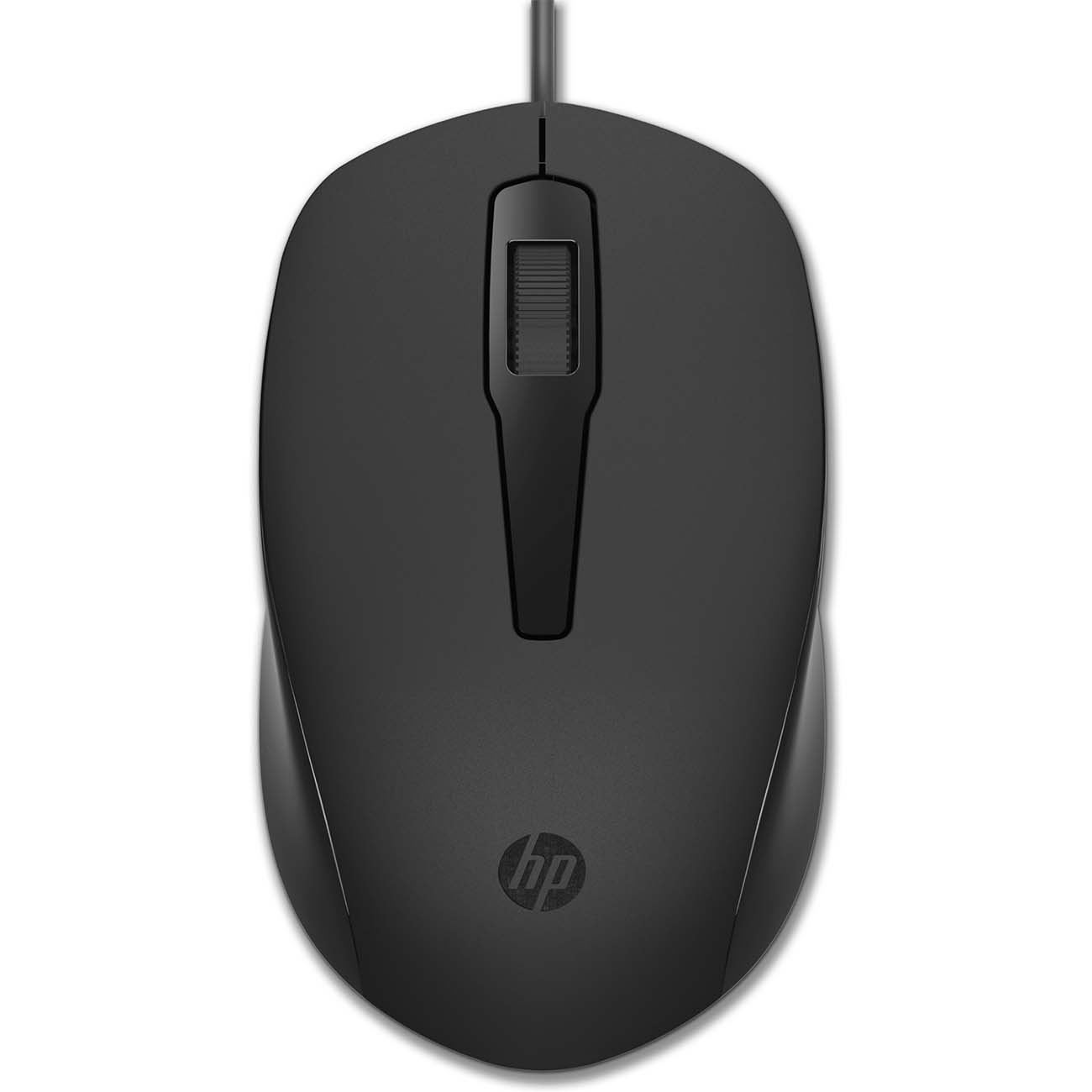 Мышь проводная HP 150, 1600dpi, USB, черный (240J6AA)