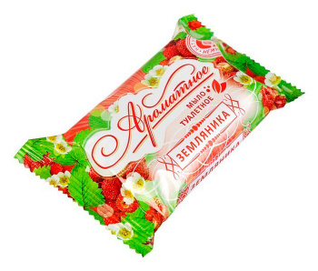 

Мыло МК земляника, туалетное, 90 г (1163737), земляника