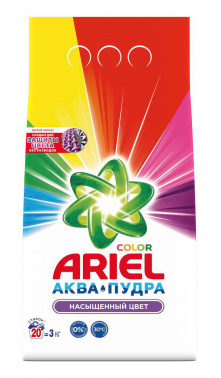 

Стиральный порошок Ariel, для цветного белья, 3кг, автомат (0001001982)