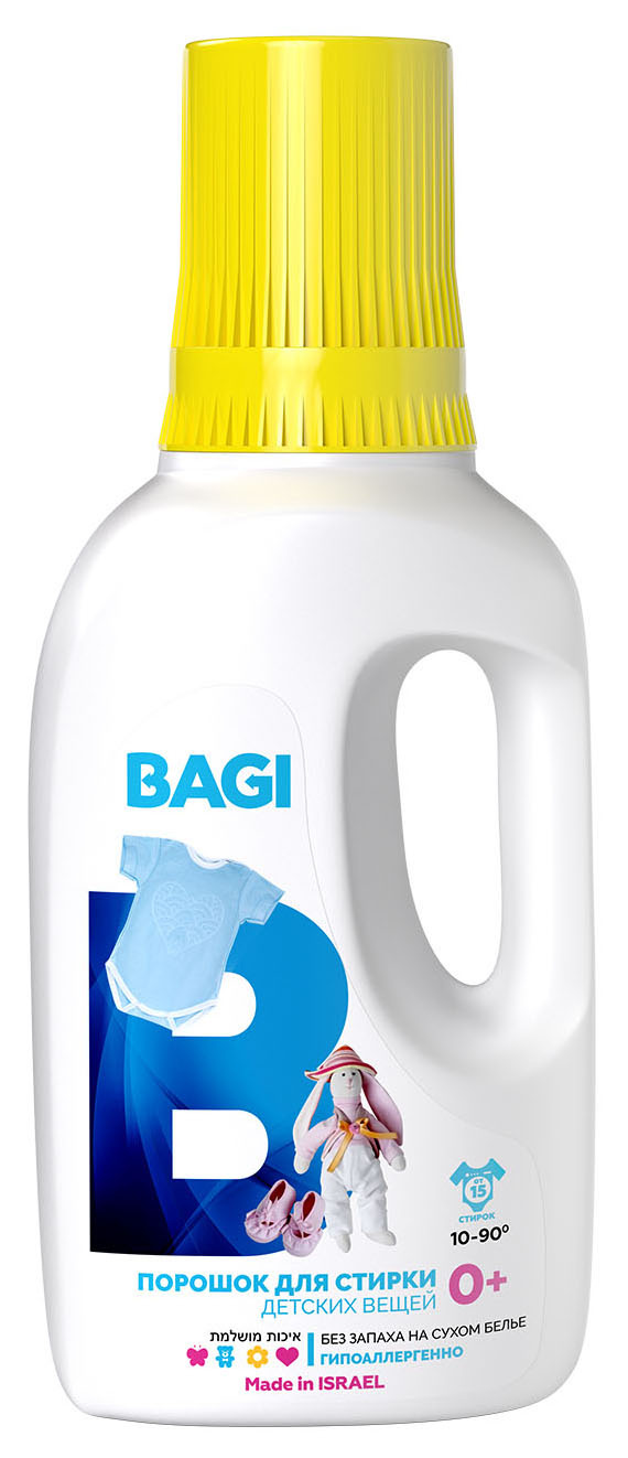 

Стиральный порошок BAGI, для детского белья, 650г, без запаха (T-209402-0 ), 0