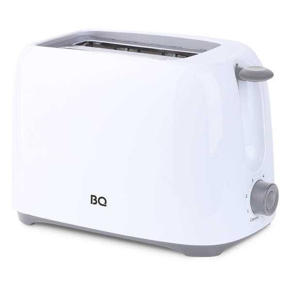 Тостер BQ T1007 700Вт, подогрев, белый/серый, цвет белый/серый - фото 1