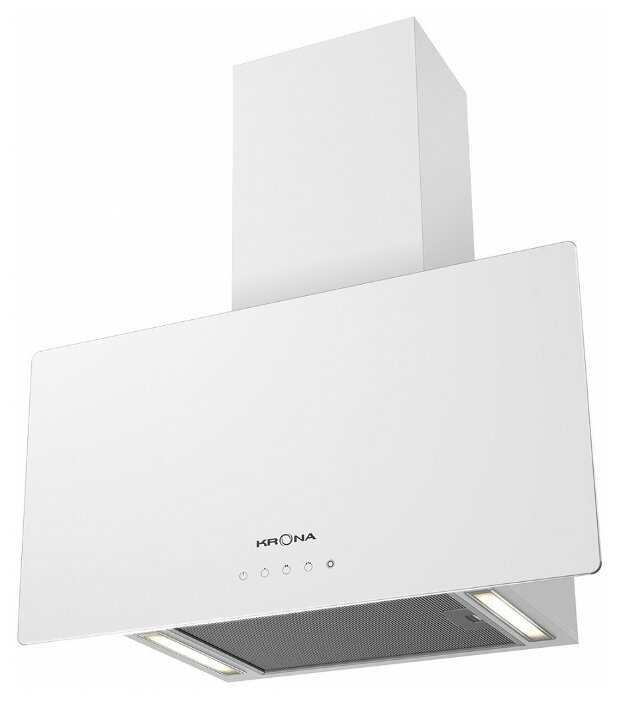 

Наклонная вытяжка KRONA CLEMENTINA 600 white S, белый (00026676), CLEMENTINA 600 white S