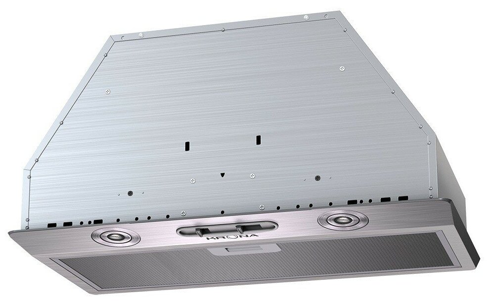 Вытяжка встраиваемая KRONA RUNA 600 inox S, серебристый