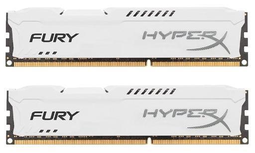 

Комплект памяти DDR3 DIMM 8Gb (2x4Gb), 1600MHz, CL10, 1.5V Kingston HyperX Fury (HX316C10FWK2/8), HX316C10FWK2/8