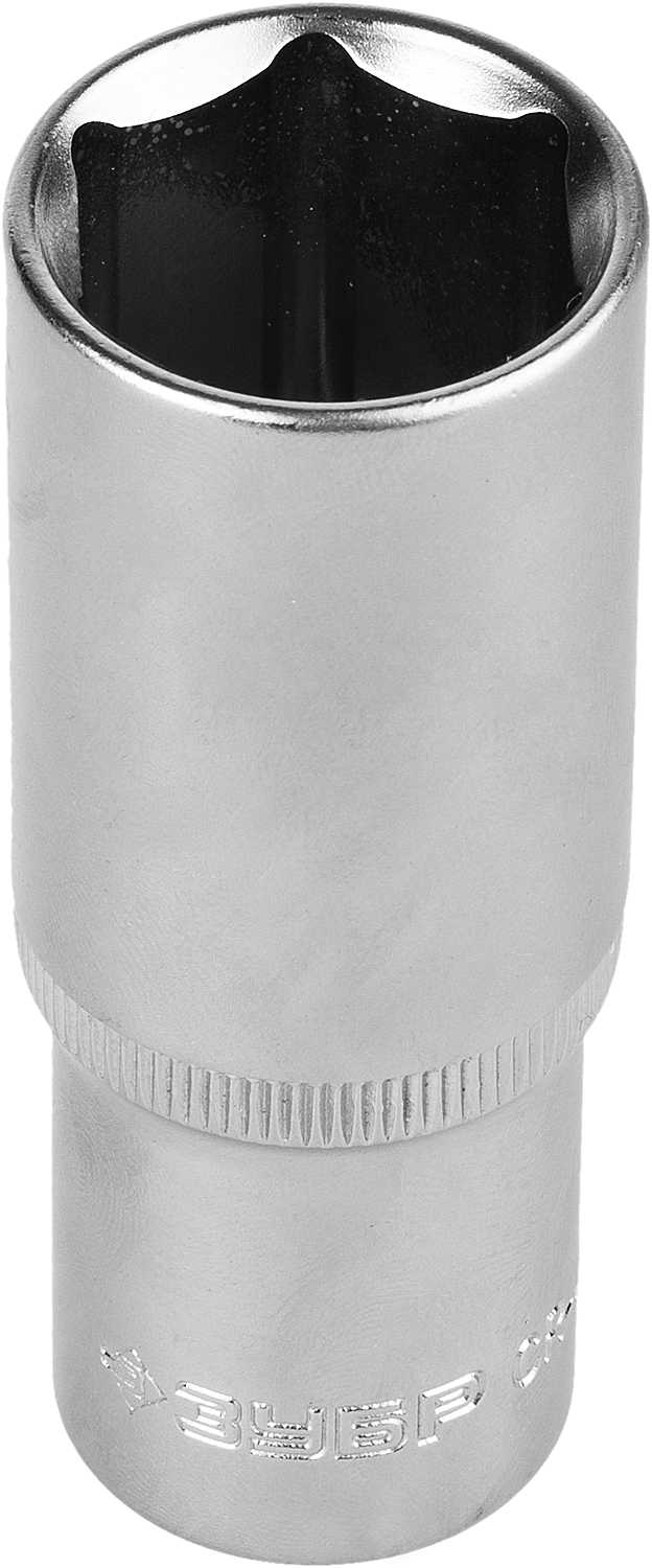 

Головка торцевая Зубр Мастер, глубокая, шестигранная, 17мм, 1/2" (27726-17)