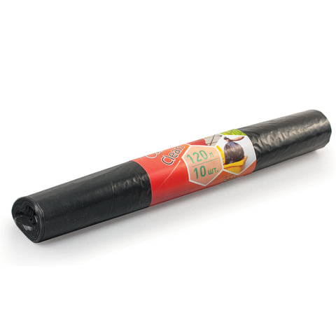 

Мешки для мусора Концепция Быта EcoClean 120л, 10шт., черный (2630), 0