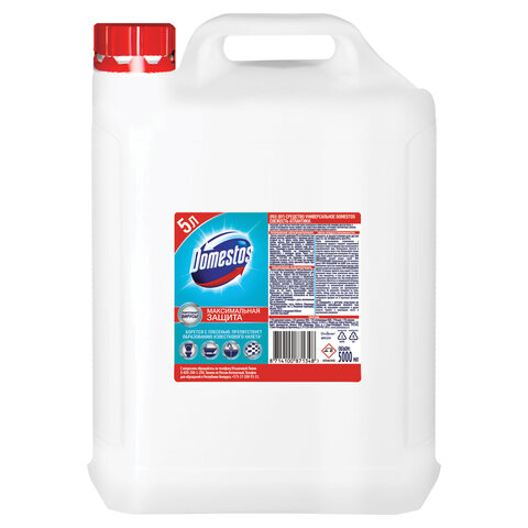 

Гель дезинфекция, очищение поверхности DOMESTOS Свежесть Атлантики, 5л ( 68404686 ), Свежесть Атлантики