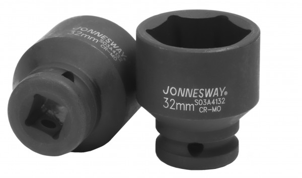 

Головка торцевая Jonnesway, ударная, шестигранная, 36мм, 1/2", высота 38мм (S03A4136)