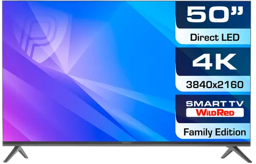 

Телевизор 50" PRESTIGIO PTV50SS06XCISBK, 4K, 3840x2160, DVB-T /T2 /C, HDMIx3, USBx2, WiFi, Smart TV, черный (PTV50SS06XCISBK), PTV50SS06XCISBK