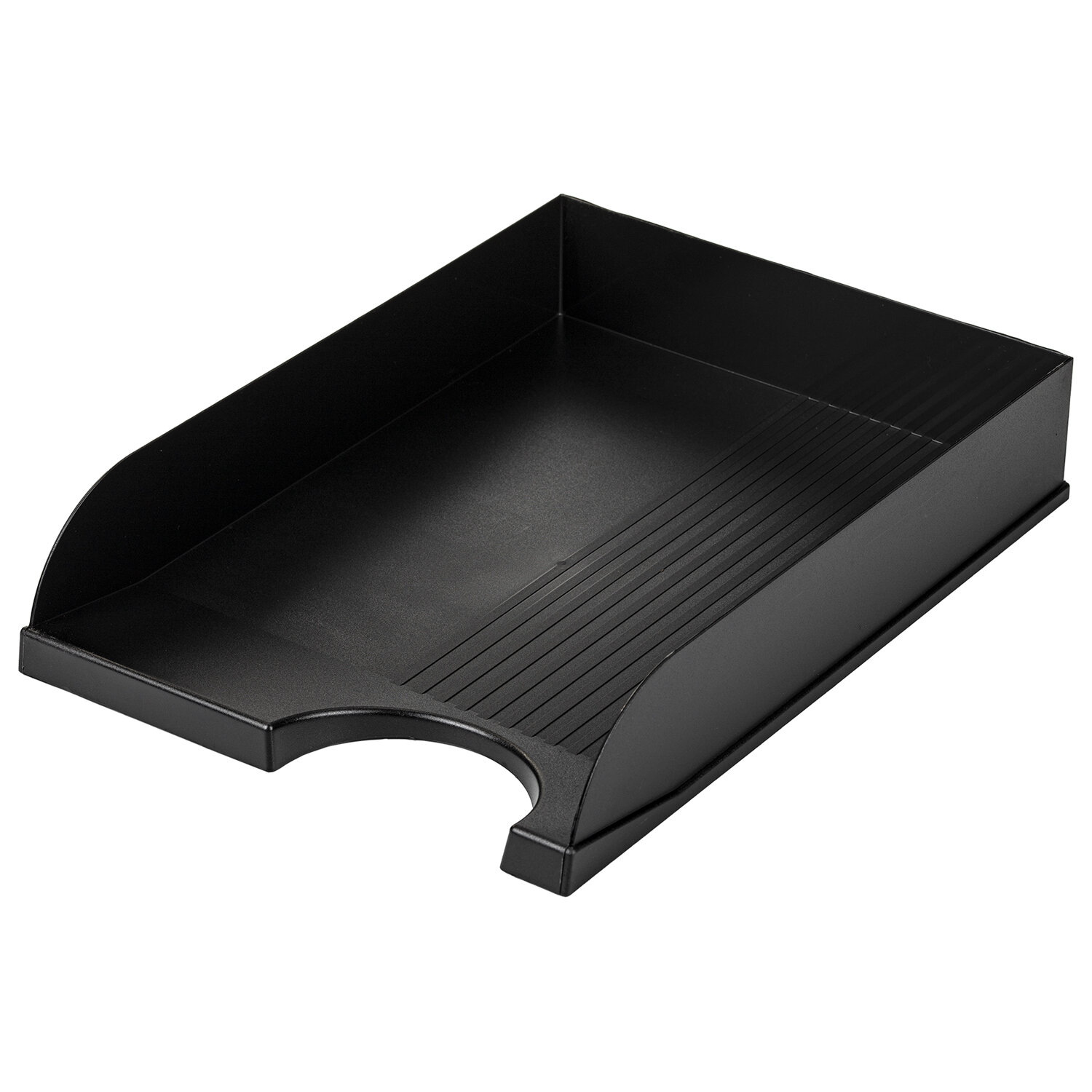 

Лоток для бумаг горизонтальный Brauberg Standard 1 отделение, пластиковый, черный (237947)